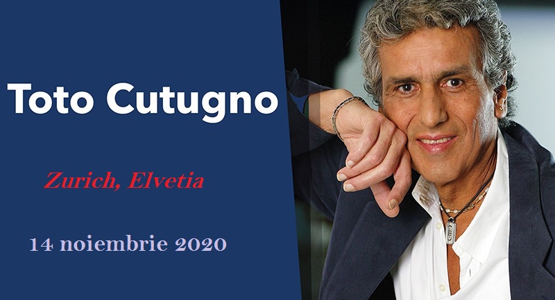 Toto Cutugno concert 14 noiembrie 2020 - Zurich, Elvetia